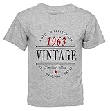 Photo Gallery hopestly vintage born in 1963 maglietta per bambini grigio ragazzi ragazze girocollo leggero casuale manica corta kid s t-shirt grey Photo Gallery hopestly vintage born in 1963 maglietta per bambini grigio ragazzi ragazze girocollo leggero casuale manica corta kid s t-shirt grey