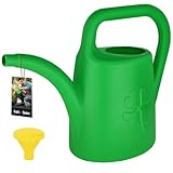 KOTARBAU® Annaffiatoio per piante da interno, 4,5 l, in plastica, con doccetta verde, anna...