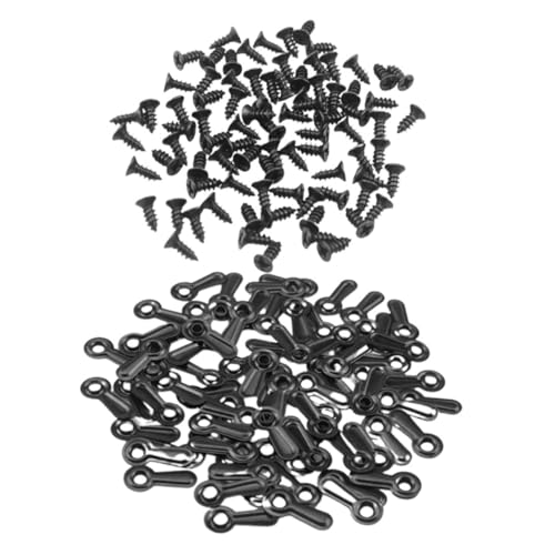 Image of 100pcs Picture Frame Hardware Clips with Screws Versatile Photo Frame Backing Fasteners for Wall Hanging Suitable for Pictures Artworks and Home Decor