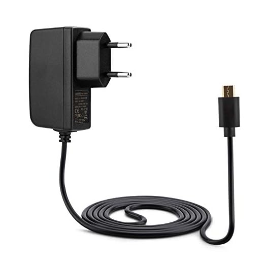 Aukru Caricabatterie Micro USB 5v 2A Alimentatore per Raspberry Pi 2 Model B / Pi B+ (Plus) , 1.5 metri