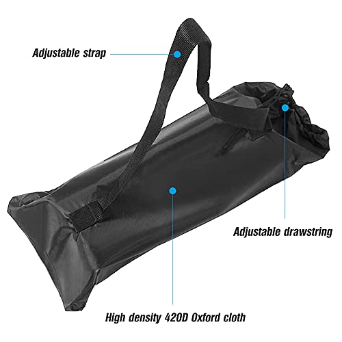 Pacote de skate, Moniss Bolsa de skate de tecido Oxford resistente ao desgaste Bolsa de ombro de ska