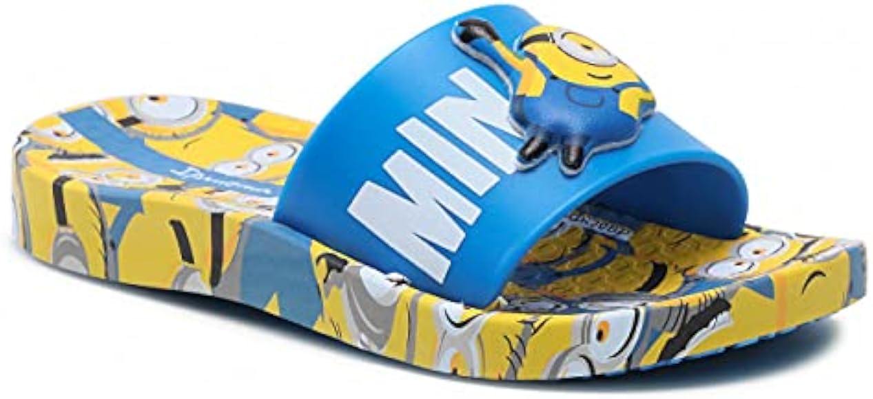 Ipanema Unisex Children's Minions Slide Inf Flip Flops, Blue
