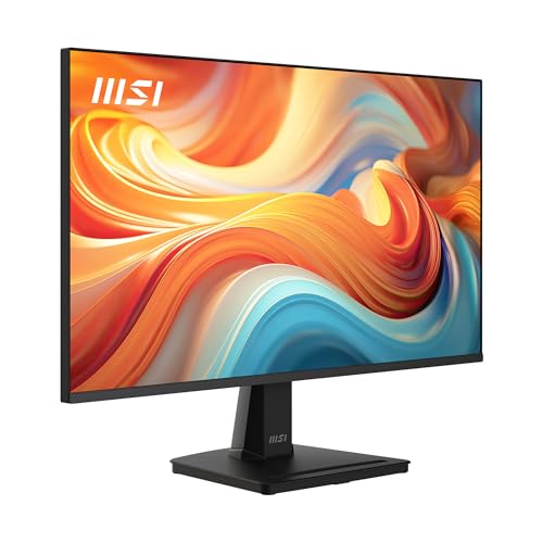 Image of MSI PRO MP251 E14L 24.5-Inch FHD 1920x1080, Computer Monitor IPS, 144Hz, 1ms, Frame-Less, Tilt Adjustable, Vesa Mount, Black