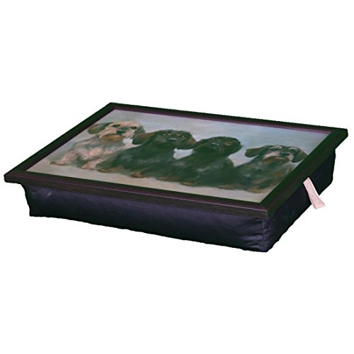Andrew's Bandeja de Regazo rodilla Laptray pad tablet Dachshund Perro Perro Perro