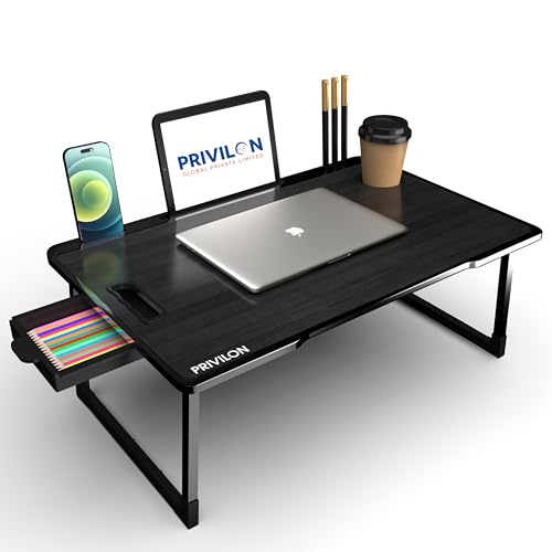 Image of Primo Store Office Table for Home /Writing Desk for Office /Folding Table for School /Folding Study Table /Work from Home Multipurpose Table (Black COTTED)