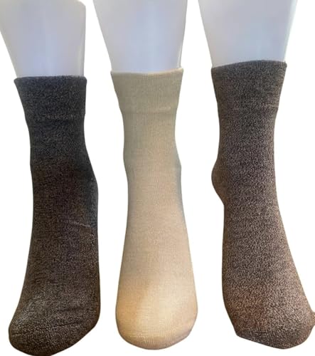 Legale Ladies Pillow Sole Comfort Top Anklet Socks 3Pack
