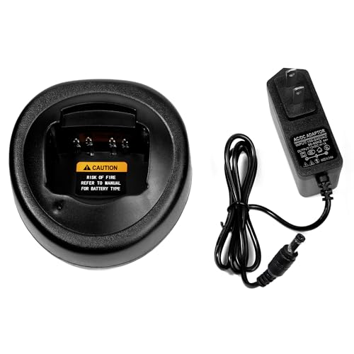 Image of Fumei Smart Desktop Charger Compatible with Motorola GP328 GP340 GP380 HT750 HT1250