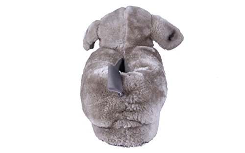 Happy Feet Slippers Gray Puppy Animal Slippers for Adults and Kids, Cozy and Comfortable, As Seen on Shark Tank (XX-Large)4