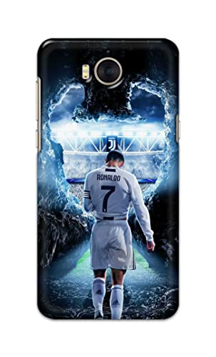 Image of Printed Hard Back Cover Case for Huawei Y5 2017 | Huawei Y6 2017 | Nova Young Back Cover (Footbal Legend) -1302