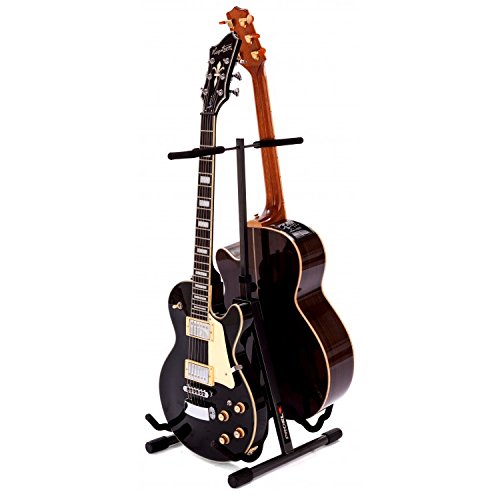 Proel FC820 – Support double universel pour basse, guitare électrique, guitare classique, acoustique, gris anthracite - Les Beatles, Paul McCartney, John Lennon, RIngo Starr, George Harrison Proel FC820 - Support double universel pour basse, guitare électrique, guitare classique, acoustique, gris anthracite – Image 3