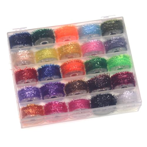 25 colores chenilla para atar moscas 5 m por carrete miniatura 7