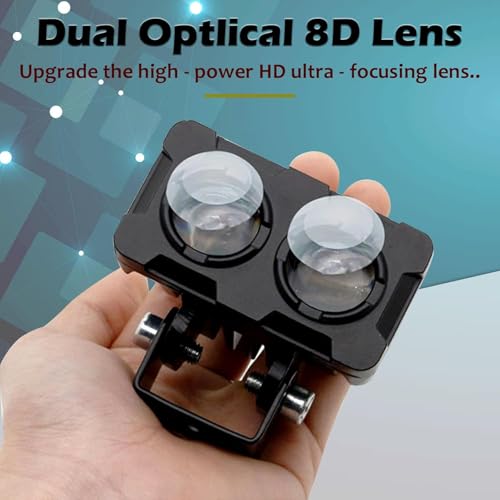 Image of 2 LED Lens Fog Flashing Light for Bike and Motorcycle ? White /Amber Auxiliary Spot Lights Projector for Motorbikes, Cars, Scooty, Electric Vehicles (45W, Set of 2 with Switch)