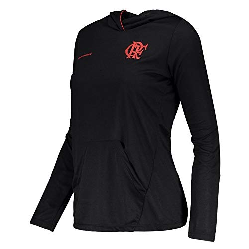 Blusa Flamengo Velve Manga Longa Feminina