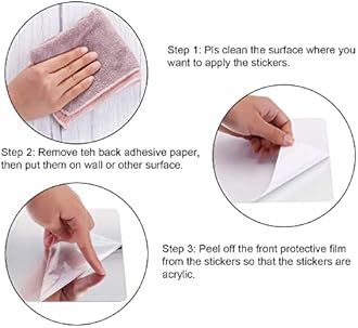 Wall1ders Kalash Shubh Labh Mirror Stickers for Wall, Acrylic Decor, Hall Room, Bed Room, Kitchen (Silver)-Self-Adhesive