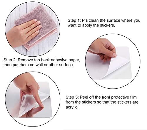 Wall1ders Kalash Shubh Labh Mirror Stickers for Wall, Acrylic Decor, Hall Room, Bed Room, Kitchen (Silver)-Self-Adhesive