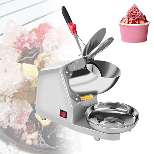 Afeitadora de hielo multifuncional silenciosa con cuchillas de acero inoxidable