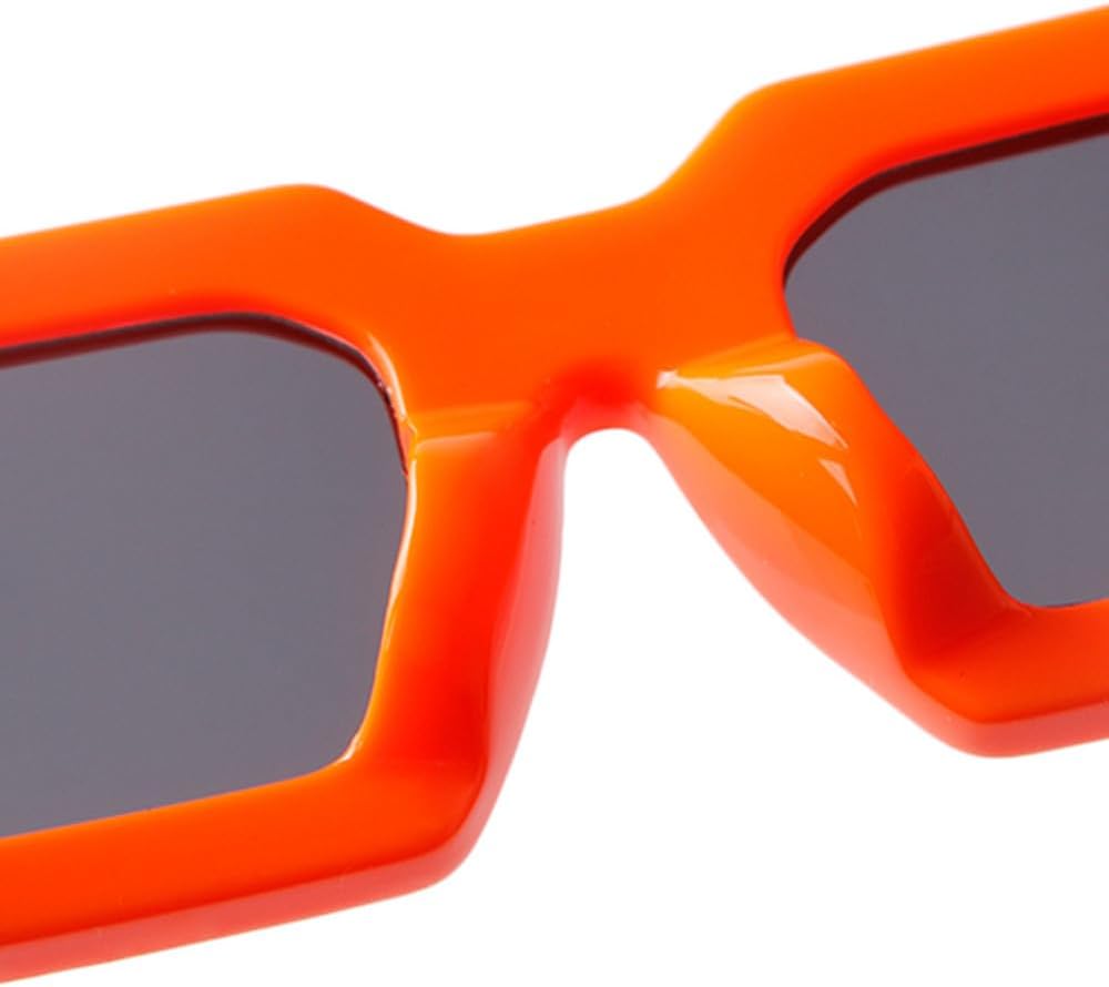 Small Rectangular Frame Personality Sun Glasses Vintage Female Travel Luxury Glasses Men Shades UV400 Clear Eyewear
