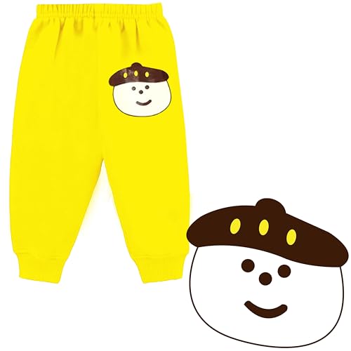 Image of Baby Boys' & Girls Pyjamas Regular Fit Cotton Printed Pajama Pants | Toddlers Lower | Track Pants | Kids Pyjama | Infants Joggers | Child Trackpants (Pack Of 5)
