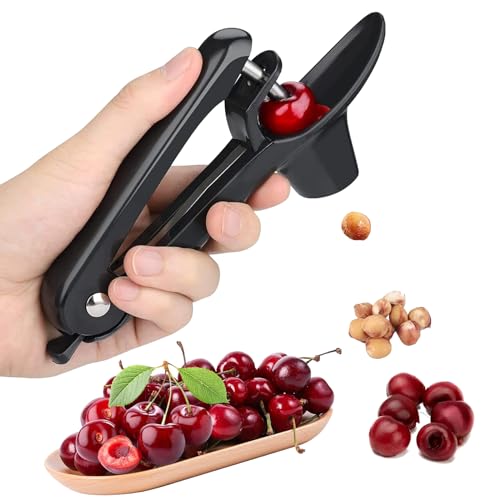 Cherry Pitter Tool, Heavy-Duty Stainless Steel Olive and Cherries...