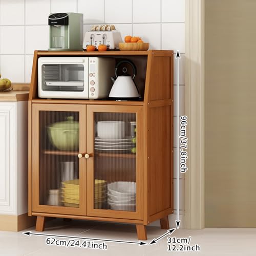 Aparador de almacenamiento de madera para salones pequenos 3