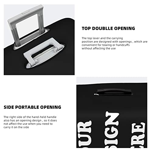 Custom Luggage Cover Luggage Covers For Suitcase Design Your Own Customized Anti-scratch Suitcase Cover Multiple Size Customize Photo Travel Luggage Cover M(22 * 24in)3