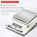Jewelry Scales Digital Weight Grams High Precision Scale Accurate Electronic Balance Lab Laboratory Industrial Weighing and Counting Scientific，6100/0.1G