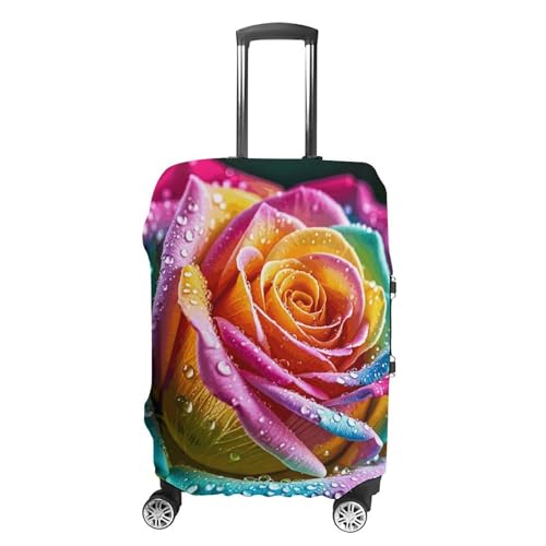 Housse élastique pour valise lavable avec ouvertures zippées