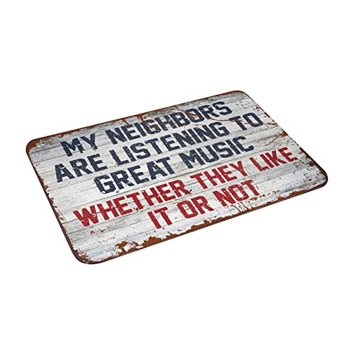 Tapis d'automne d'extérieur 65x90 cm avec message Welcome-Ish pour pas de porte convivial