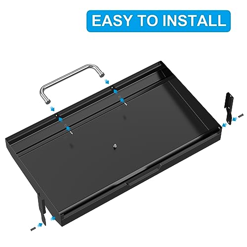 Image of SafBbcue Griddle Hinged Lid for Blackstone 28 Inch Grill Griddle Top Accessories, 28 inch Blackstone Griddle Hard Cover Hood with Thermometer