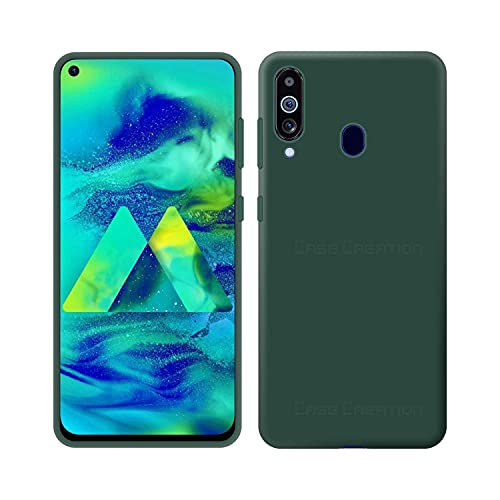 Image of Case Creation Luxurious OG Series for Samsung A60 Case Cover,Anti-Dirty Slim Case Frosted Matte Cute Candy TPU Raised Bezel (Splash of Color) Back Cover for Samsung Galaxy A60 -Wine Green