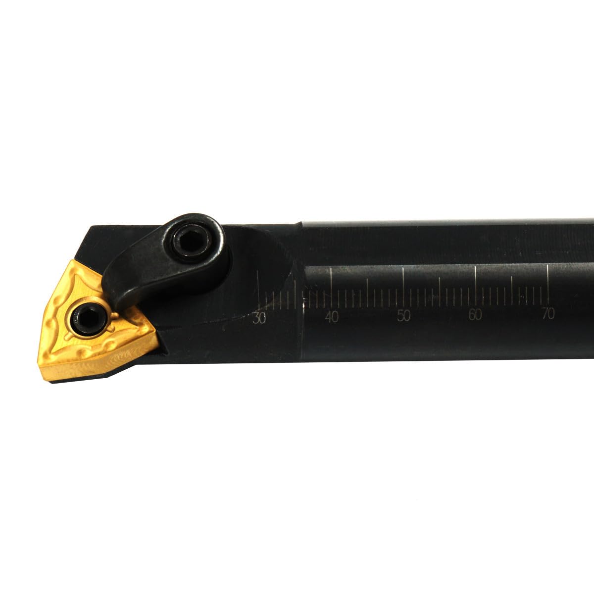 Maizoon S20R-MWLNR08 soporte para herramientas de torneado CNC con 10 insertos de carburo WNMG0804 y 2 llaves hexagonales