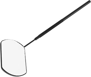 FOMIYES Eyelash Mirror Handheld Mirror Tools Make up Mirror Glass Salons Tool Handhold Lash Mirror Eyelash Extension Mirror Lash Mirror Small Mirror Tool Stainless Steel