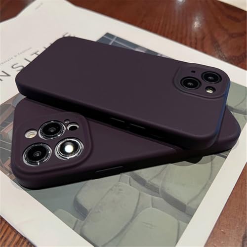 Coque iPhone 14 silicone souple avec pare-chocs et protection caméra