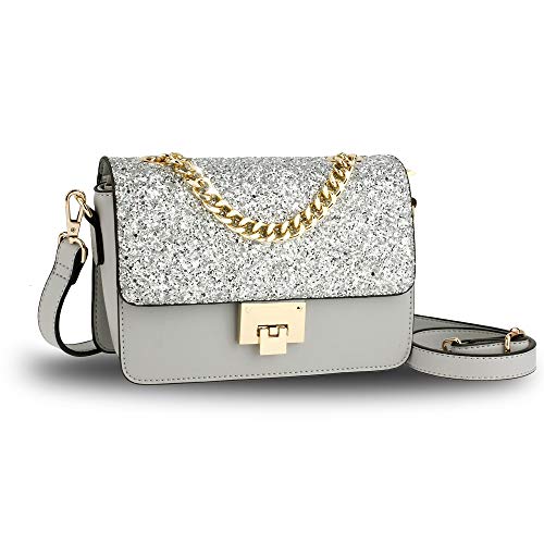 Sac bandoulière femme spacieux blanc fini les sacs à main trop petits