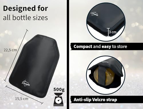 Funda Enfriadora de Vino.Enfriador de Botellas de Vino Blanco, Tinto y Champán. Set de Regalo con Accesorios para Barra.Bolsa Refrigerante de Botellas.Enfriador de Vino, Pack de Hielo para Vino - imagen 2