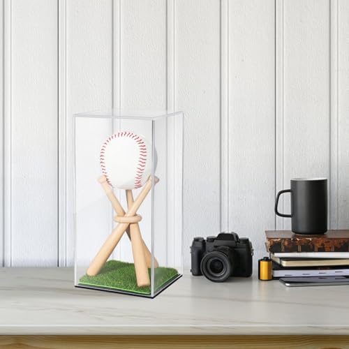 Vitrine baseball en acrylique transparent cube protecteur