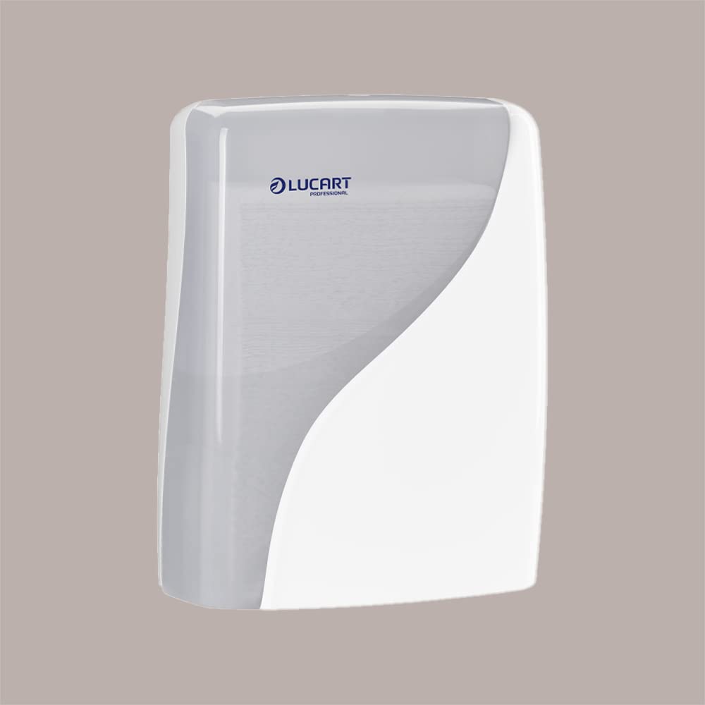 Lucgel Srl - Dispensador para toallas dobladas en C V y Z White Finish