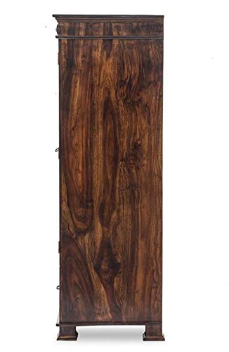 Image of Sheesham Solid Wood Jaipur Storage Wardrobe