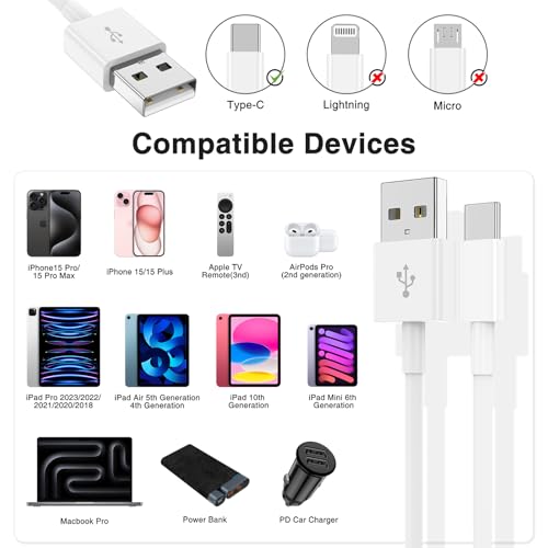 Car Carplay Cable for Apple iPhone 17 Pro Max/17 Air/16 Plus/15 - image 7