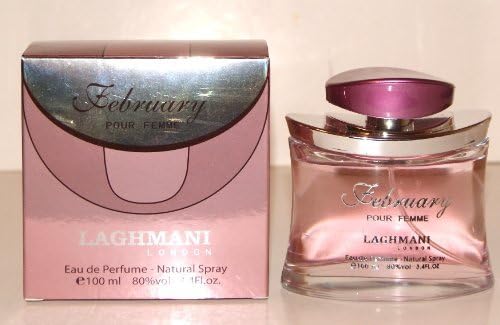 Ladies Perfume FEBRUARY Laghmani London 100ml / Fragrance Natural spray