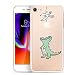 iPhone 7 Case, Vect iPhone 7 Case Clear with Embossed Design TPU Soft Shock-Absorption Scratch-Resistant Slim Fit Protective Cover for iPhone 7 4.7 inch (Dinosaur)