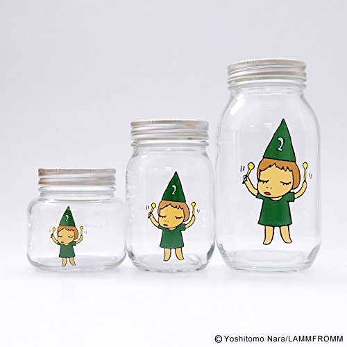 Amazon｜奈良美智 ストレージジャー900 オンナノコ 2(大)｜保存容器