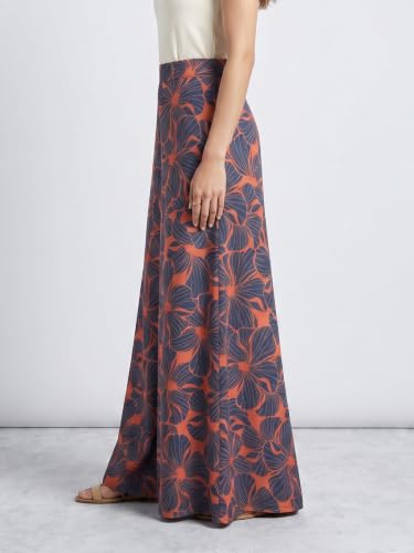 Image of HELLCAT Trousers for Woman | Palazzo Pants | Wide Leg Printed Palazzo | Women Casual Trouser | Korean Trousers