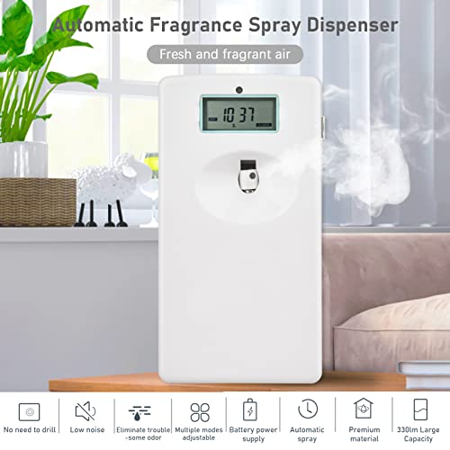 LAOJIA Dispensador automático de spray de fragrância de ambientador programável montado na parede 33