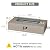 COSIEST Outdoor Propane Fire Pit Table, 56-inch x 28-inch Rectangle Gray Concrete-Like Finish, 50,000 BTU Stainless Steel Burner w Blue Fire Glass, Wind Guard, Raincover