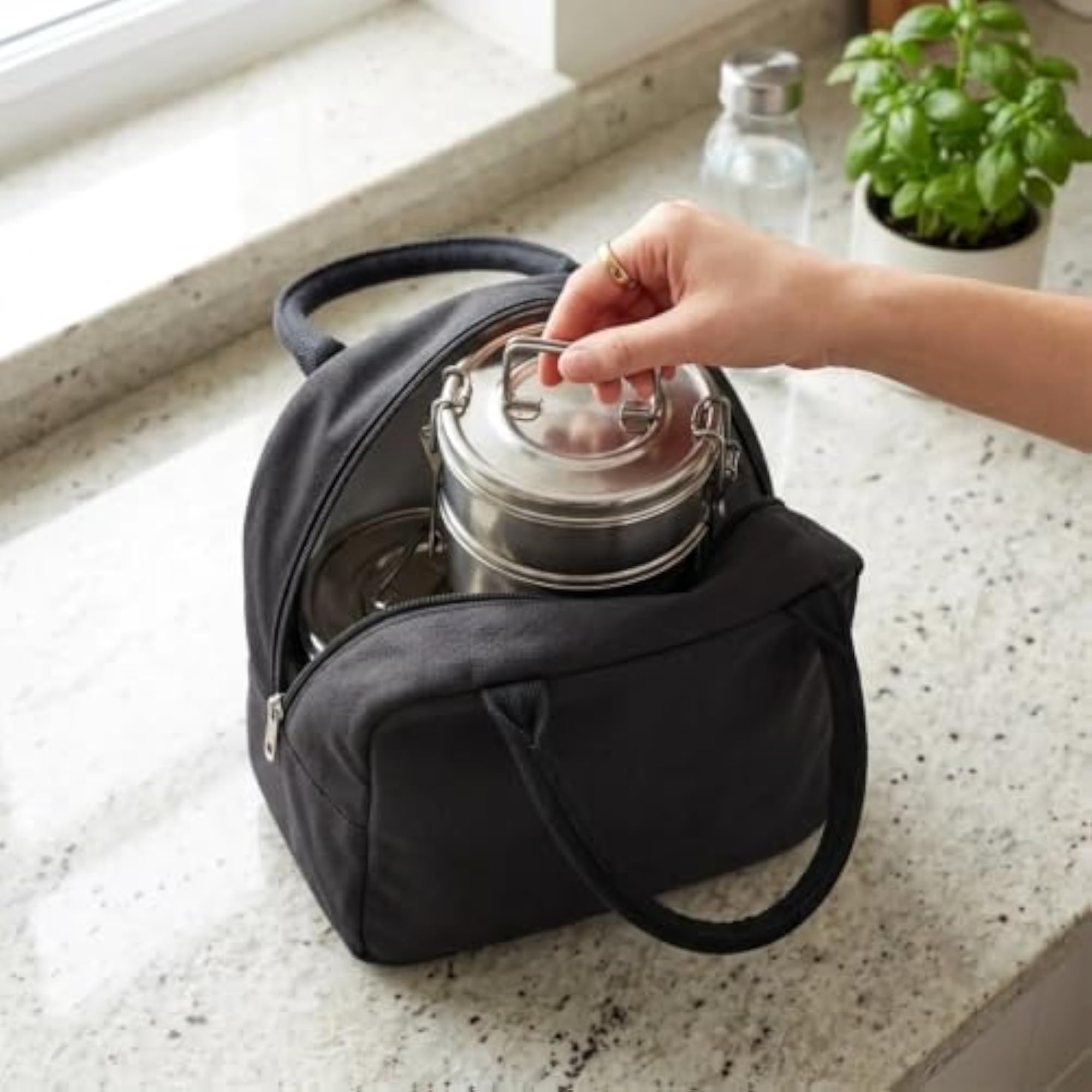 Herb & House Premium Black 35L Laptop Backpack