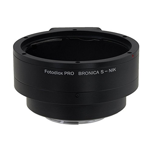 Image of Fotodiox Pro Lens Mount Adapter - Bronica S (Z, D, C, S2, C2, EC, EC-TL) Lens to Nikon F (FX, DX) Mount Camera