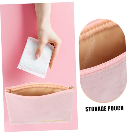 Bolsa para Toallas Sanitarias Portátil PartyKindom Rosa miniatura 6