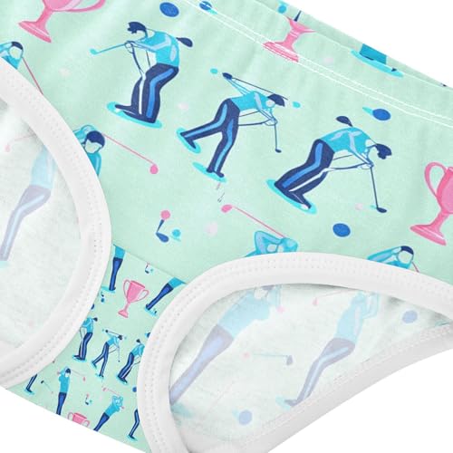 Golf Players Blue Trophies Toddler Girls's Underwear 2T 202c13144