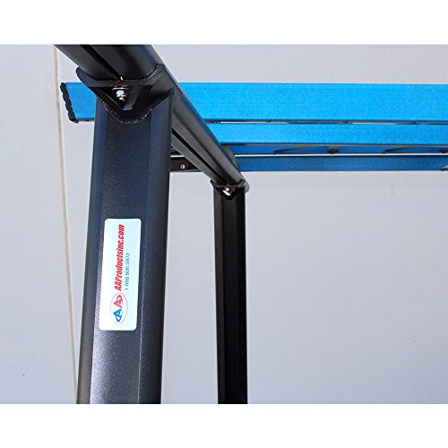 AA-Racks Model APX25 Extendable Aluminum Pick-Up Truck Ladder Rack (No Drilling Required) - Sandy Black